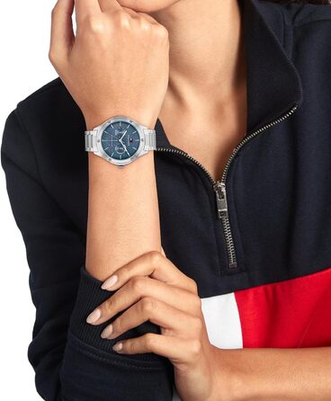 Годинник Tommy Hilfiger для жінок з блакитним циферблатом та сталевим браслетом (Ice Blue)