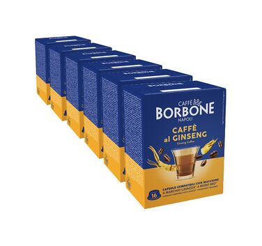 Кава в капсулах Caffè Borbone Don Carlo Ginseng, сумісні з Lavazza A Modo Mio, 100 шт