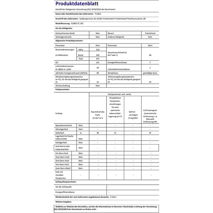 Міні-холодильник °CUBES Coca-Cola 48L з скляною дверцятами - для офісу, вечірок та геймінгу