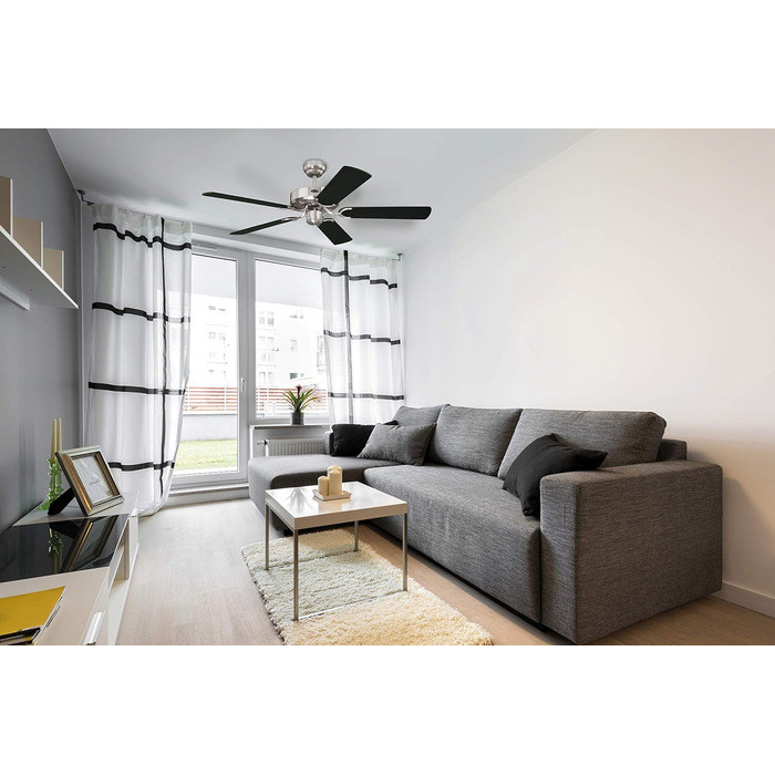 Вентилятор стельовий Cyclone 132 см, з нержавіючої сталі