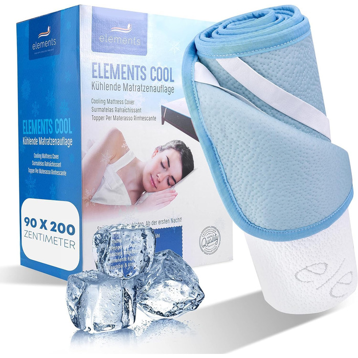 Mara Vital Premium Mattress Protector Climate-Regulating – Cooling Mattress Topper - Ideal Summer Travel Topper – Mattress Protection against Sweating - Cooling Mattress Pad