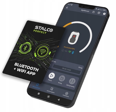 Робот-газонокосарка Stalco RM1300US: ширина зрізу 22 см, датчик дощу та керування через додаток