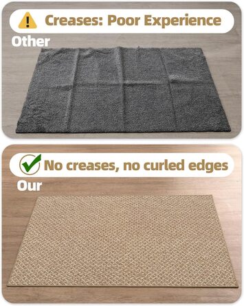 Килимок вхідний COLOR&GEOMETRY 44 x 76 см, протибрудовий килим для дому, нековзкий килимок біля дверей, колір хакі