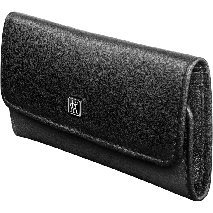 Набір для манікюру ZWILLING (4 шт., екошкіряне ети, ергономічний дизайн, компактний кусачка), Преміум, Чорний