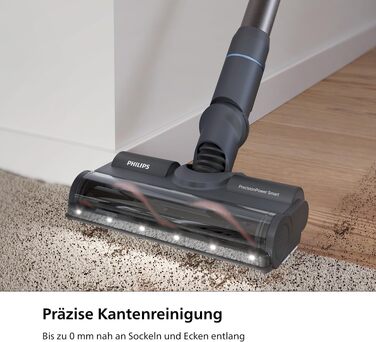 Вертикальний пилосос для вологого та сухого прибирання PHILIPS AquaTrio 9000 серії, чорний, час роботи 45 хв
