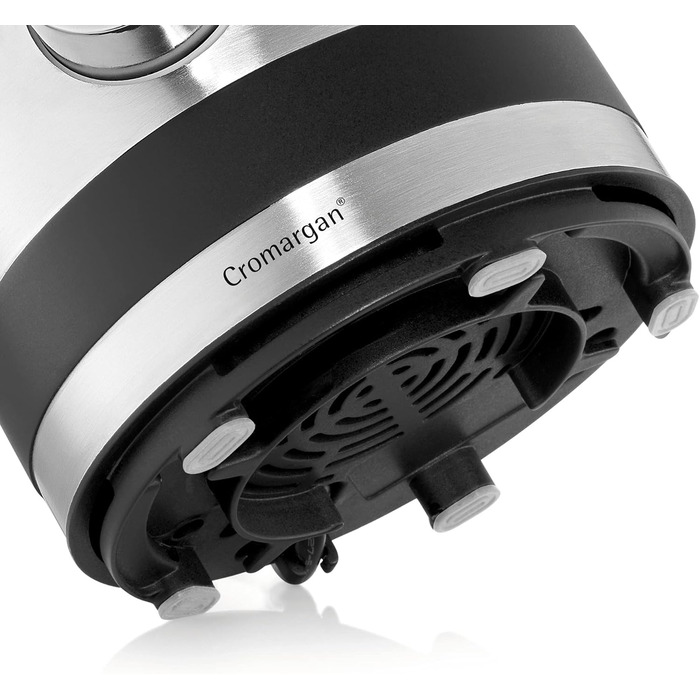 WMF Kitchen minis Compact Mixer, Mini Stand Mixer, 400 Watt, Small Stand Mixer, 0.8 l Glass Container, Pulse Function, Cromargan Matt Single