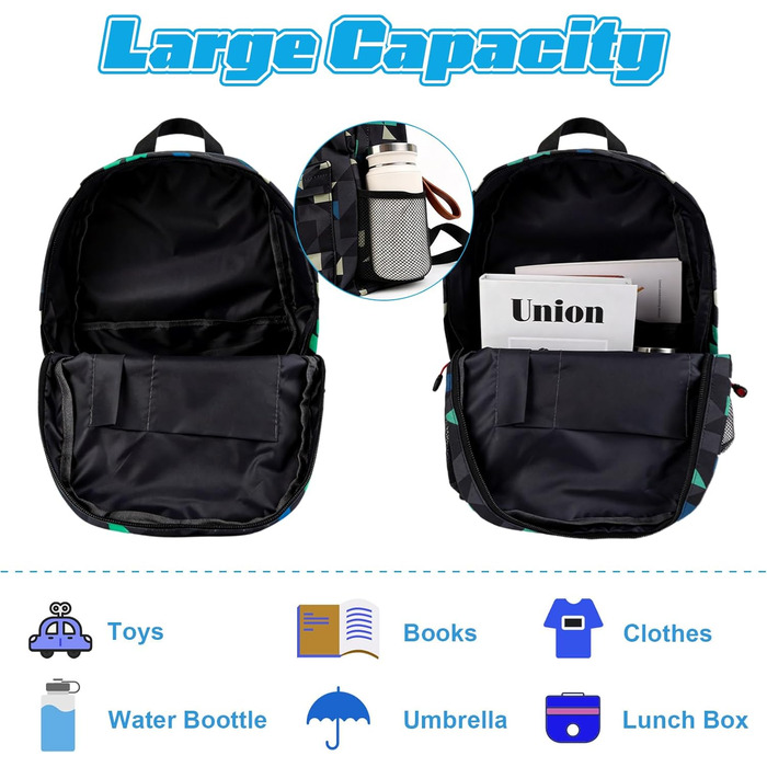 Дитячий рюкзак Yumcute Ro-blx: велика місткість, рюкзак для школи, для хлопчика 10 років, з принтом, мультфільм, аніме, для подорожей