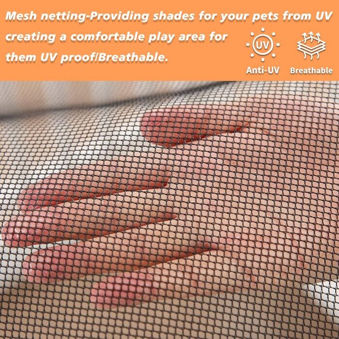 Клітка-загон для собак PJYuCien, 8 панелей, 61 см, для дому, з підлогою, металева, складана, для цуценят, тренувальний загін, чорна