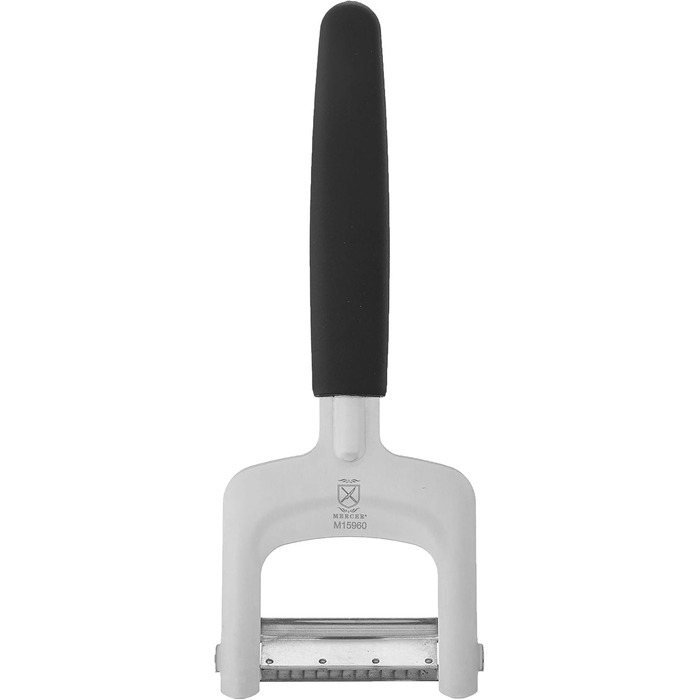 Mercer Culinary M15960 Julienne Vegetable Peeler, Stainless Steel, Black