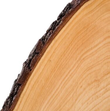 Batania Oval Serving Board, approximately 58-65 x 22-26cm, rustic serving board, cutting board, unique grain pattern, natural wood board for cheese, meat & bread, decorative, durable