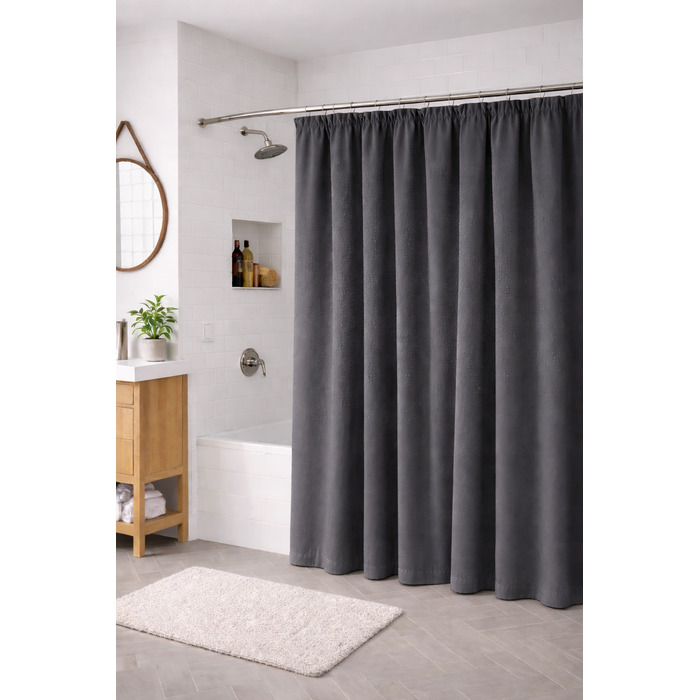 Текстильна штора для ванни NOW-ART, 200 x 220 см