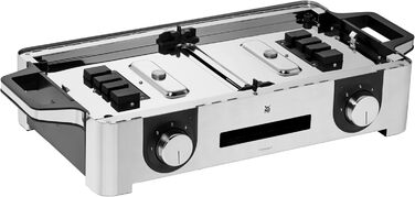 Електрогриль WMF Lono Master Grill: 50x28 см, 2 зони нагріву, нержавіюча сталь, для барбекю