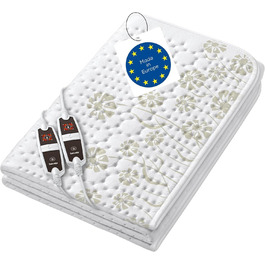 Електрична грілка Beurer UB 74 з автовимкненням та захистом від перегріву, 200x100 см, 3 температурні режими, пральна, 2 зони обігріву