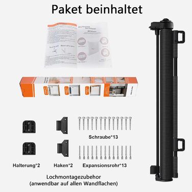 Захисне ворота для дитячих воріт, захист від сходів, розтяжне, 0-150 см, для дітей, котів та собак, внутрішнє та зовнішнє використання (200 см/сірий)