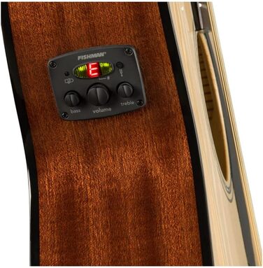 Акустична гітара Fender CC-60SCE з електроакустичним підсиленням, натуральний колір, з безкоштовним доступом до Fender Play