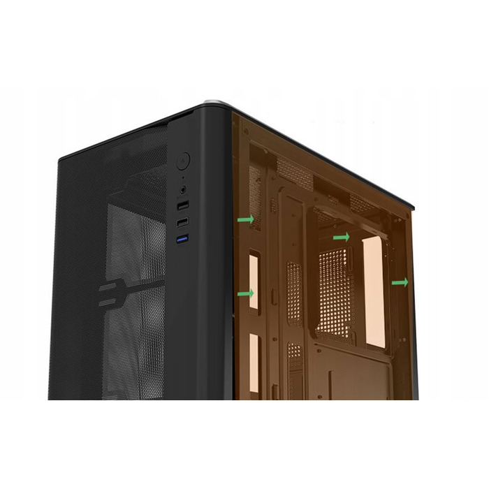 Ігровий корпус Darkflash DB330M Mesh Midi Tower M-ATX USB 3.0