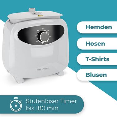 Автоматичний прасувальник сорочок ProfiCare PC-HBB 3117 | Прасувальна лялька 1400W | Швидкий та ефективний | З арома-насадкою