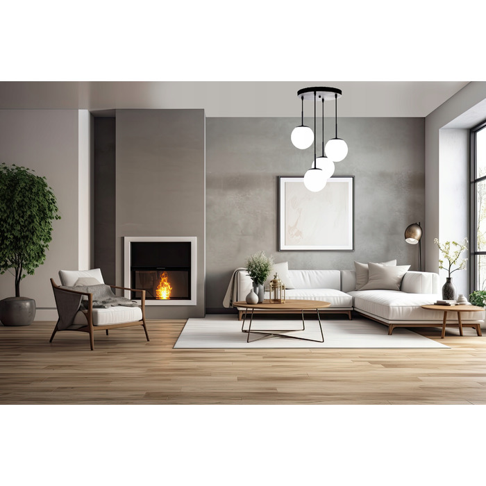 Підвісна люстра Elko-Lighting Milo, 4 точки освітлення, цоколь E27