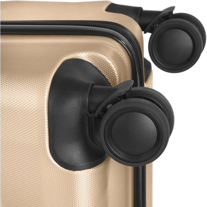 Набір валіз Smartbox Hartschalen Edition 03 (3 шт.) | ABS, тауп | З замком та колесами | Для жінок та чоловіків