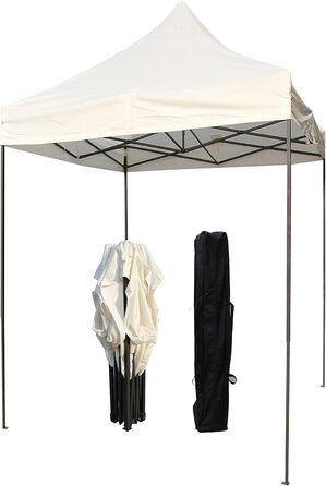 All Seasons Gazebos Pavilion, 2 x 2 m, robust, completely waterproof (Cream)