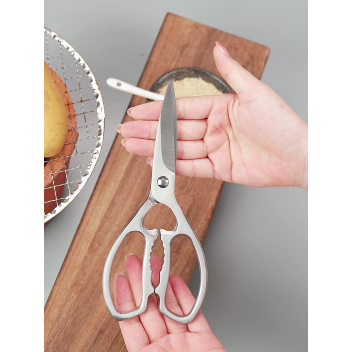 Кухонні ножиці з нержавіючої сталі, роздільні, гострі, потужні, багатофункціональні, для птиці та кісток