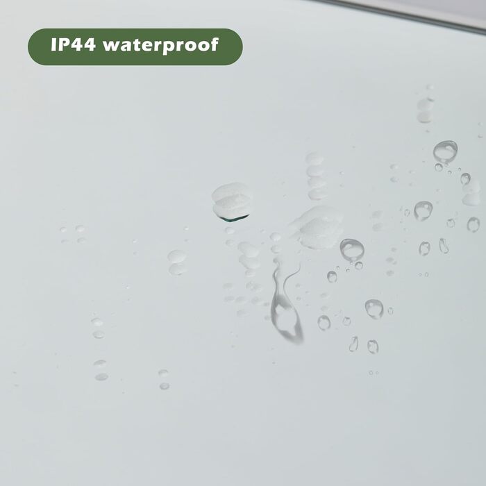 Дзеркало для ванної кімнати CLIPOP з підсвічуванням LED, сенсорне управління, IP44, 3 кольори світла, 40x50 см