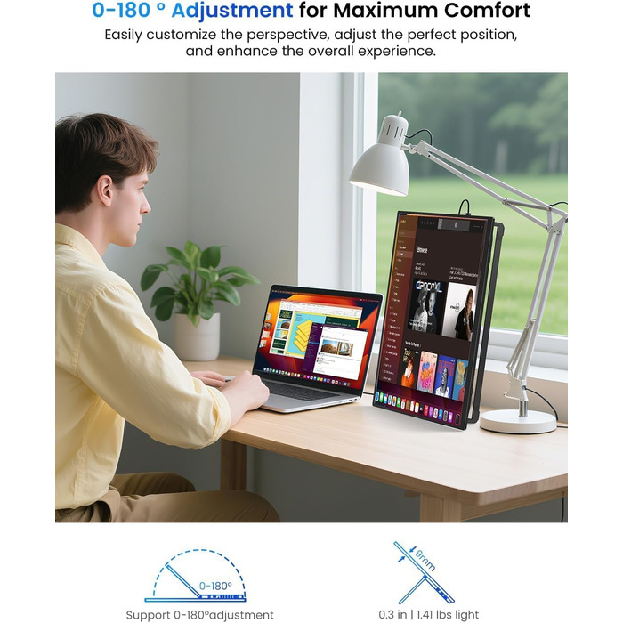 UPERFECT Портативний монітор 15.6