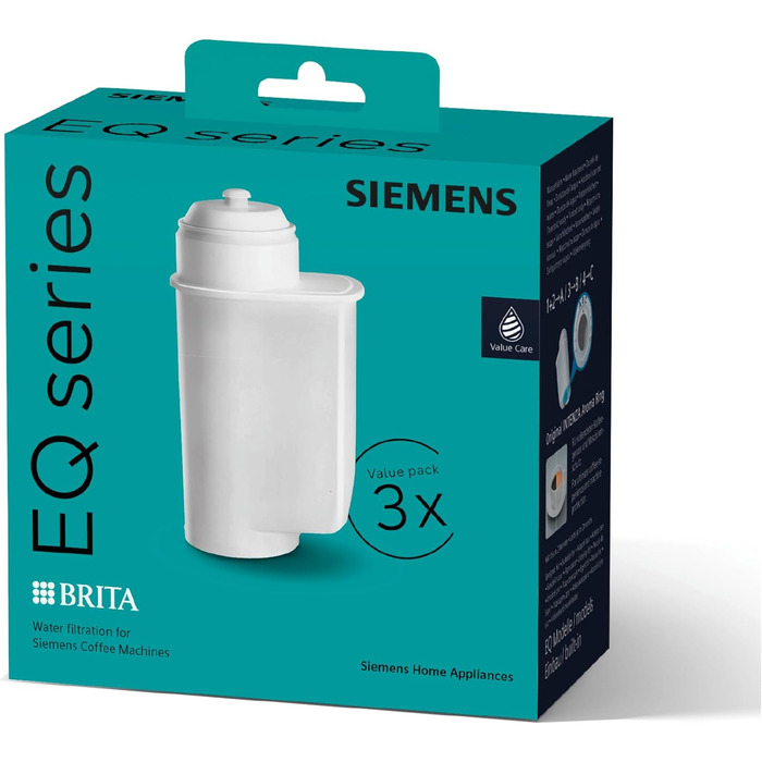 NESPRESSO Krups XN1101 Essenza Mini Coffee Capsule Machine | 1260W | white | 0.7 Liter & Siemens BRITA Intenza Water Filter TZ70033A White without Milk Frother Bundle with Water Filter