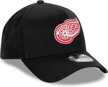 Кепка бейсболка New Era 9Forty A-Frame NHL Detroit Red Wings чорна, оригінальна, для фанатів хокею