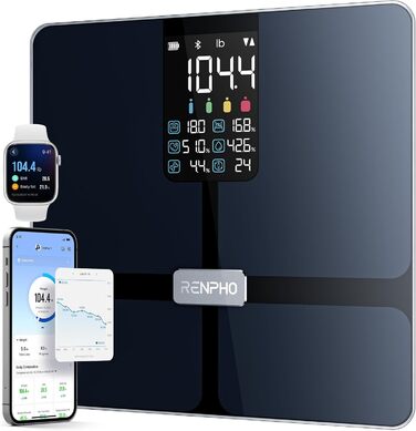Кухонні ваги RENPHO: цифрова вага з LCD-дисплеєм, функція тарування, для випічки та приготування їжі, точність 1г, максимальна вага 5кг, білий колір