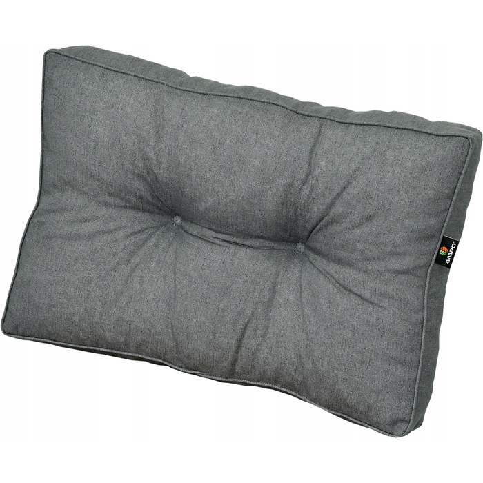 Подушка Ampo 60 x 60 x 12 см, сіра