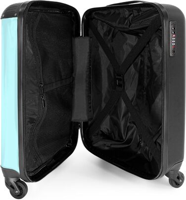 Дитячий валіза-роликовий колірний, 55x40x20 см, Handgepäck, персоналізований з іменем та ініціалами, легкий, для хлопчиків, з принтом 'Ренн-авто'