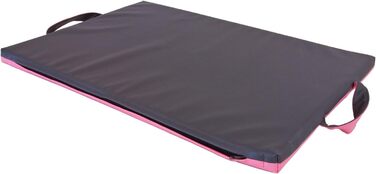CopcoPet Dog Mat Alex Pink/Grey 108 x 78 cm XL – Robust Artificial Leather – Washable, Dishwasher-Safe, Non-Slip & Easy to Clean – For Large Dogs, Car, Garden, Camping – With 3.5cm Foam Core