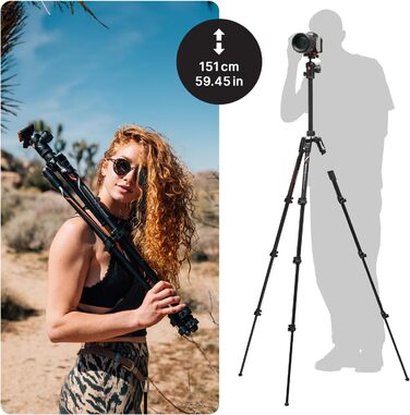 Штатив Manfrotto Befree Advanced для Sony Alpha (Alu)