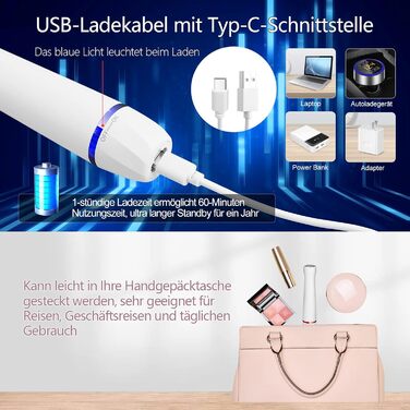 Електричний жіночий триммер 5-в-1 для бікіні, обличчя, ніг та під пахвами. Бездротовий, вологостійкий, з USB-зарядкою