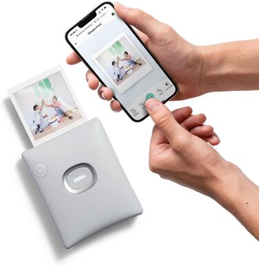 Друк фотографій зі смартфона Fujifilm Instax Square Link (Ash White)