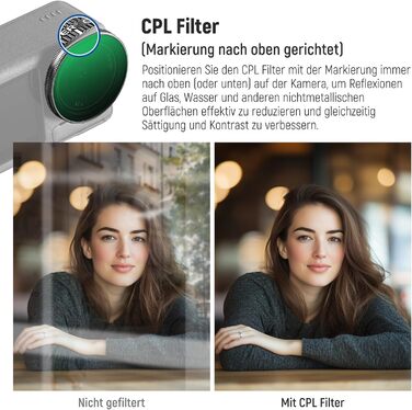 Набір фільтрів ND NEEWER для DJI Osmo Action 3/4/5 Pro (6 шт.) – ND8, ND16, ND32, ND64, ND1000, CPL, HD скло