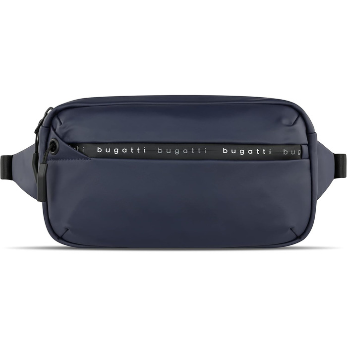 Чоловіча поясна сумка Bugatti Blanc Bauchtasche - для подорожей, повсякденного використання та спорту, блакитна