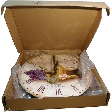YOAI Wall Clock Kitchen Clock Antique Nostalgia Rustic Country Quartz Silent (No Ticking) Kitchen Clock 30CM / 12 Inches