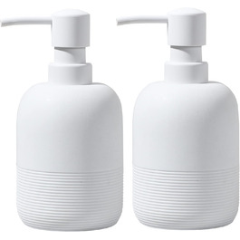 Набір дозаторів для мила та лосьйону для ванної кімнати та кухні, білий