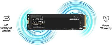 SSD Samsung 980 NVMe 1TB M.2 PCIe 3.0 – Швидкий накопичувач для ігор та щоденних завдань