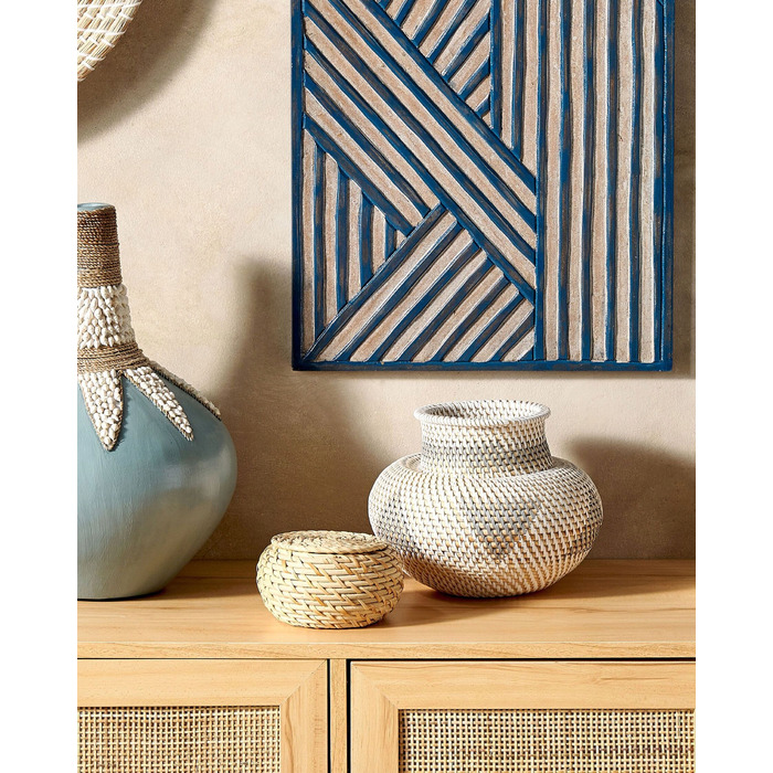 Ваза Beliani з пластику, 24 x 22 см