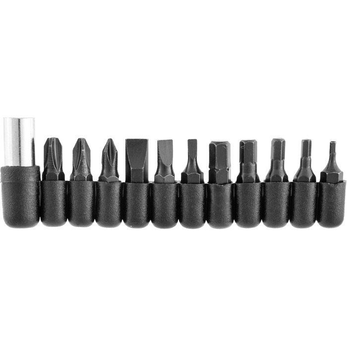 Багатофункціональний інструмент Solid Black 16-в-1 - ніж для виживання, туристичний інструмент з бітами - подарунок для чоловіків