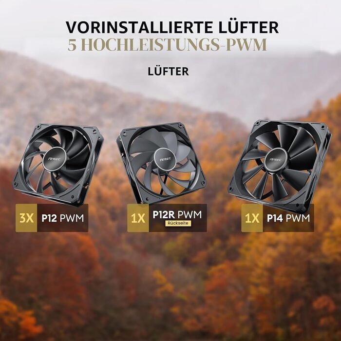 Корпус для ПК Antec Flux SE Midi Tower, чорний