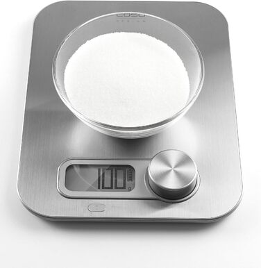 CASO Kinetic Kitchen Scale - Battery-Free, 5kg Capacity, 1g Increments - Testsieger