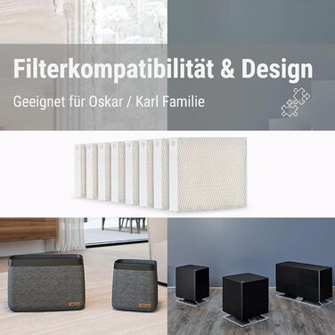 Фільтри для зволожувача повітря Stadler Form, антибактеріальні, набір 4 шт. (8 шт.)