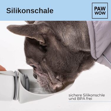 PAW WOW Paula: Водяна пляшка для собак 500 мл - ідеальна для прогулянок | Водяна пляшка для собак | PAW WOW