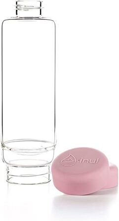 VitaJuwel inu! CRYSTAL blossom rose | The water bottle with quartz crystal for individualists