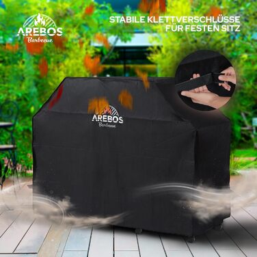 Чохол для гриля Arebos 152x71x112 см, водонепроникний захисний чохол для газового гриля, BBQ, пилозахисний, для вулиці