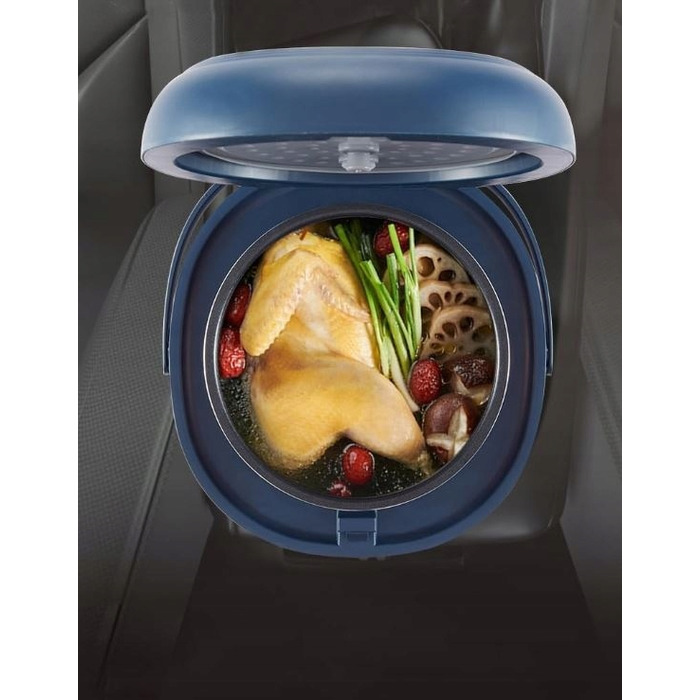 Автомобільна рисоварка 2 л, 200 Вт, 12В/24В, 8 програм приготування